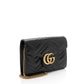 Gucci Matelasse Leather GG Marmont Wallet on Chain