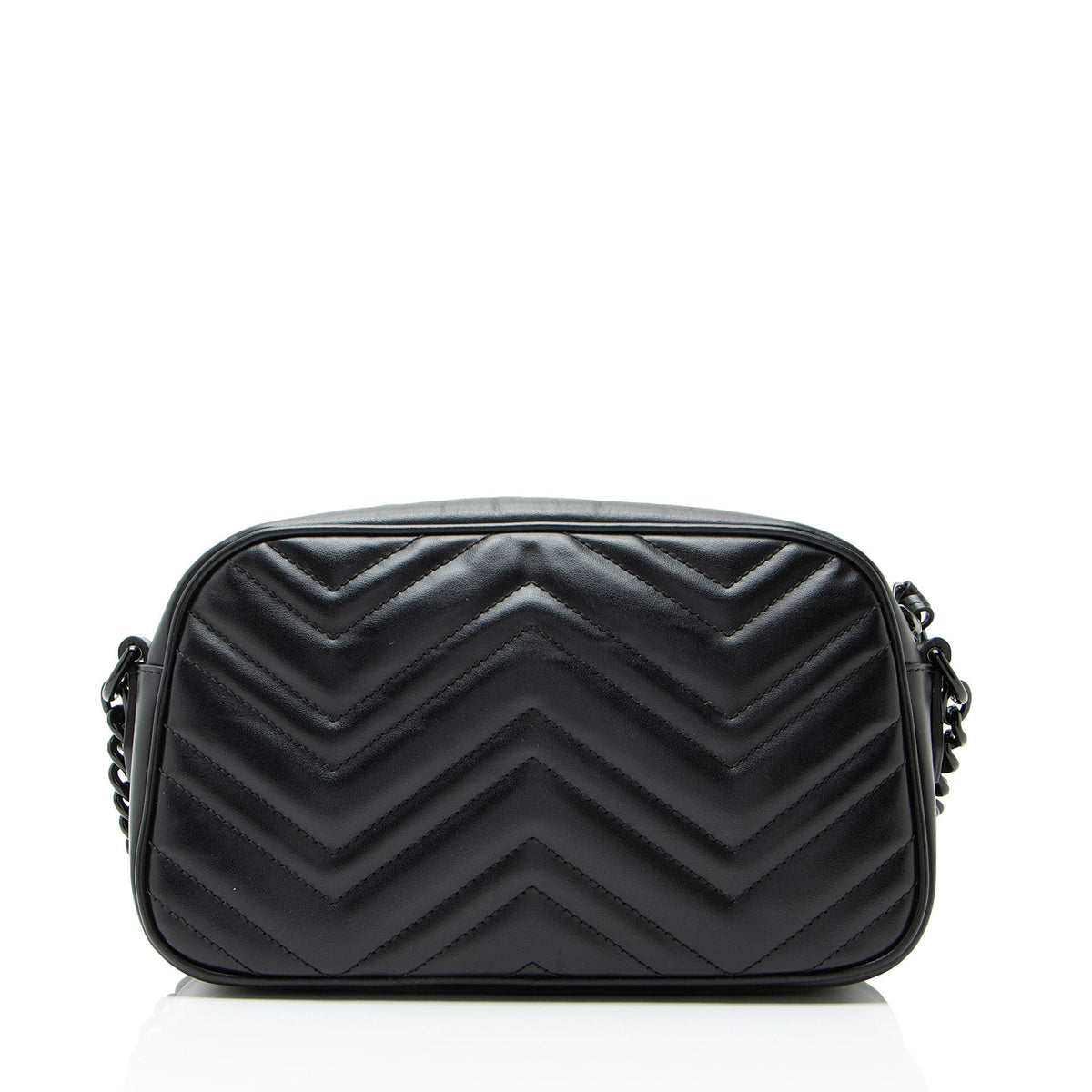 Gucci Matelasse Leather Monochrome GG Marmont Small Camera Bag
