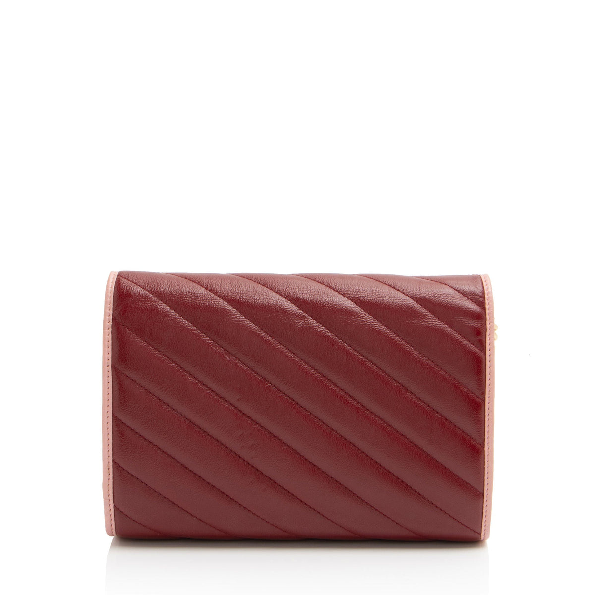 Gucci Matelasse Leather Crystal Torchon GG Marmont Mini Chain Bag