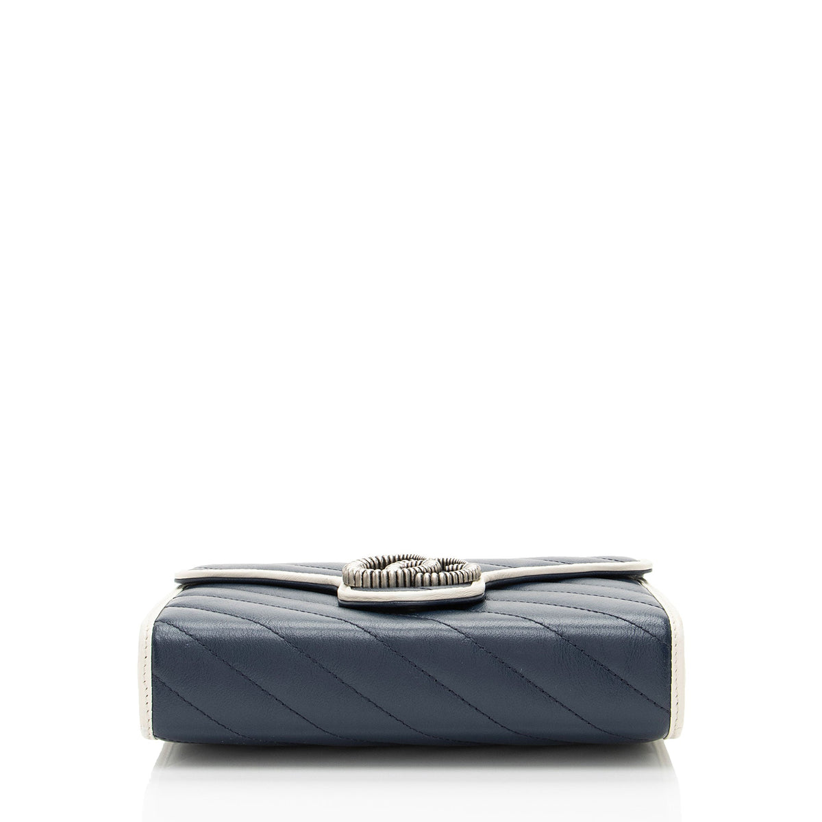 Gucci Matelasse Leather Torchon GG Marmont Mini Chain Bag