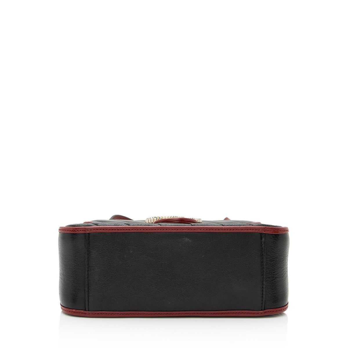 Gucci Matelasse Leather Torchon GG Marmont Mini Top Handle Bag (SHF-bIyeeK)
