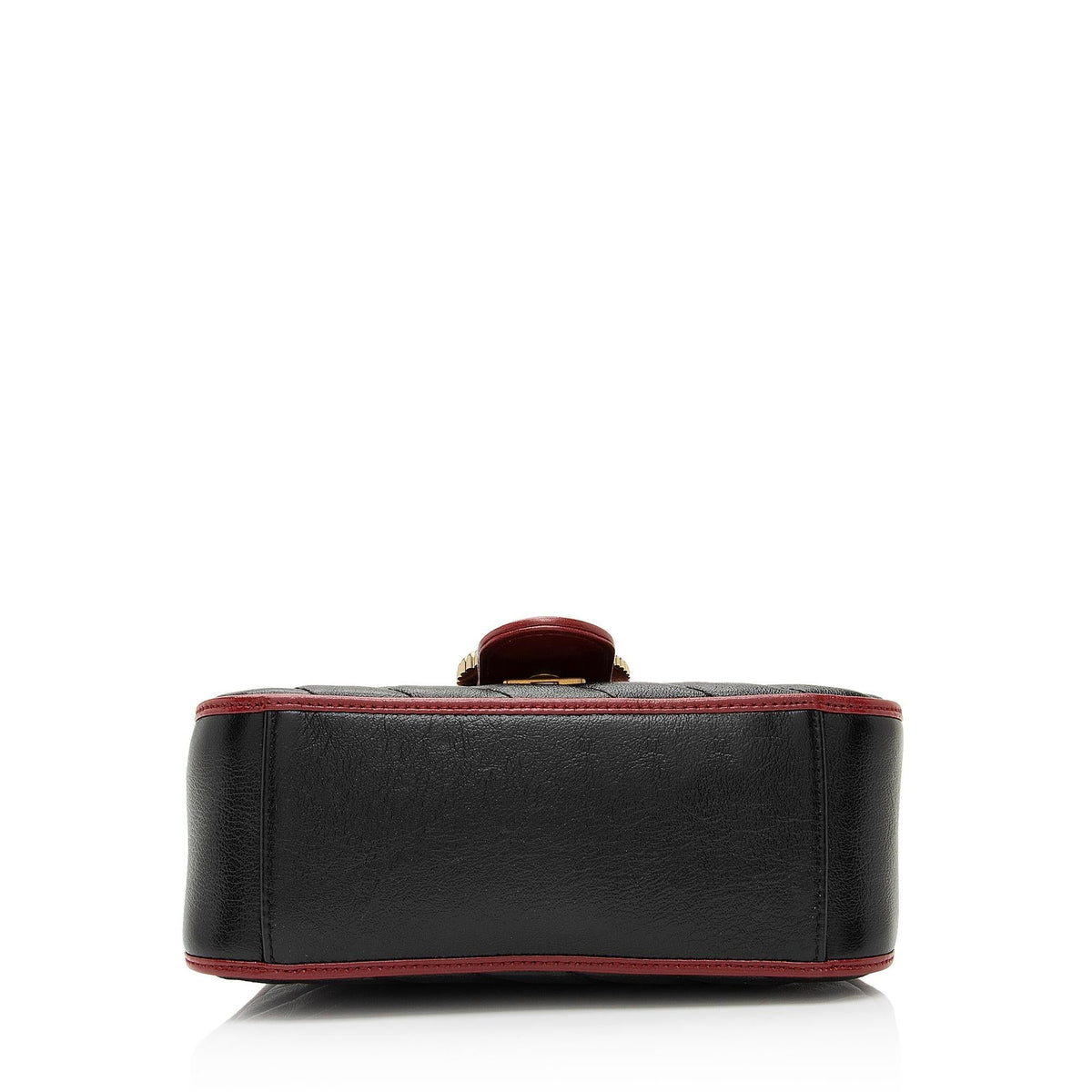 Gucci Matelasse Leather Torchon GG Marmont Mini Top Handle Bag (SHF-TofIot)