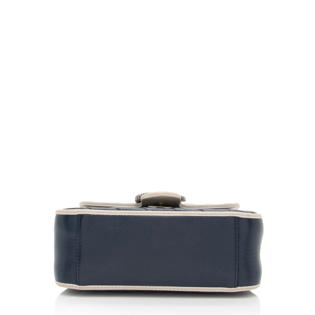 Gucci Matelasse Leather Torchon GG Marmont Mini Top Handle (SHF-MlSIP6)