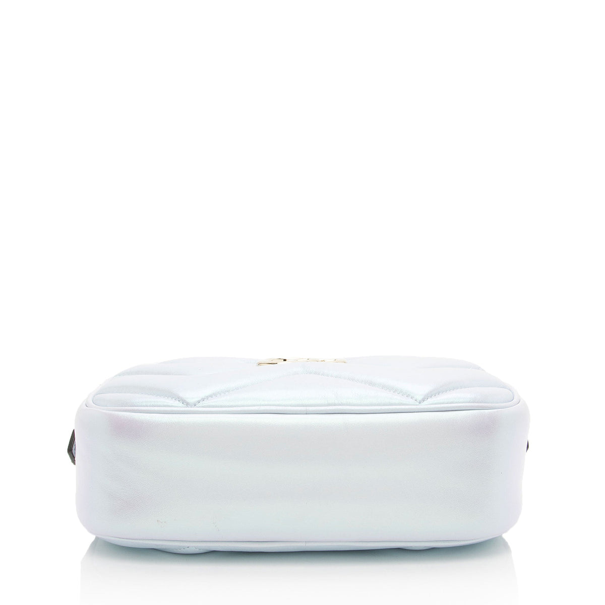 Gucci Matelasse Padded Iridescent Leather GG Marmont Small Camera Bag