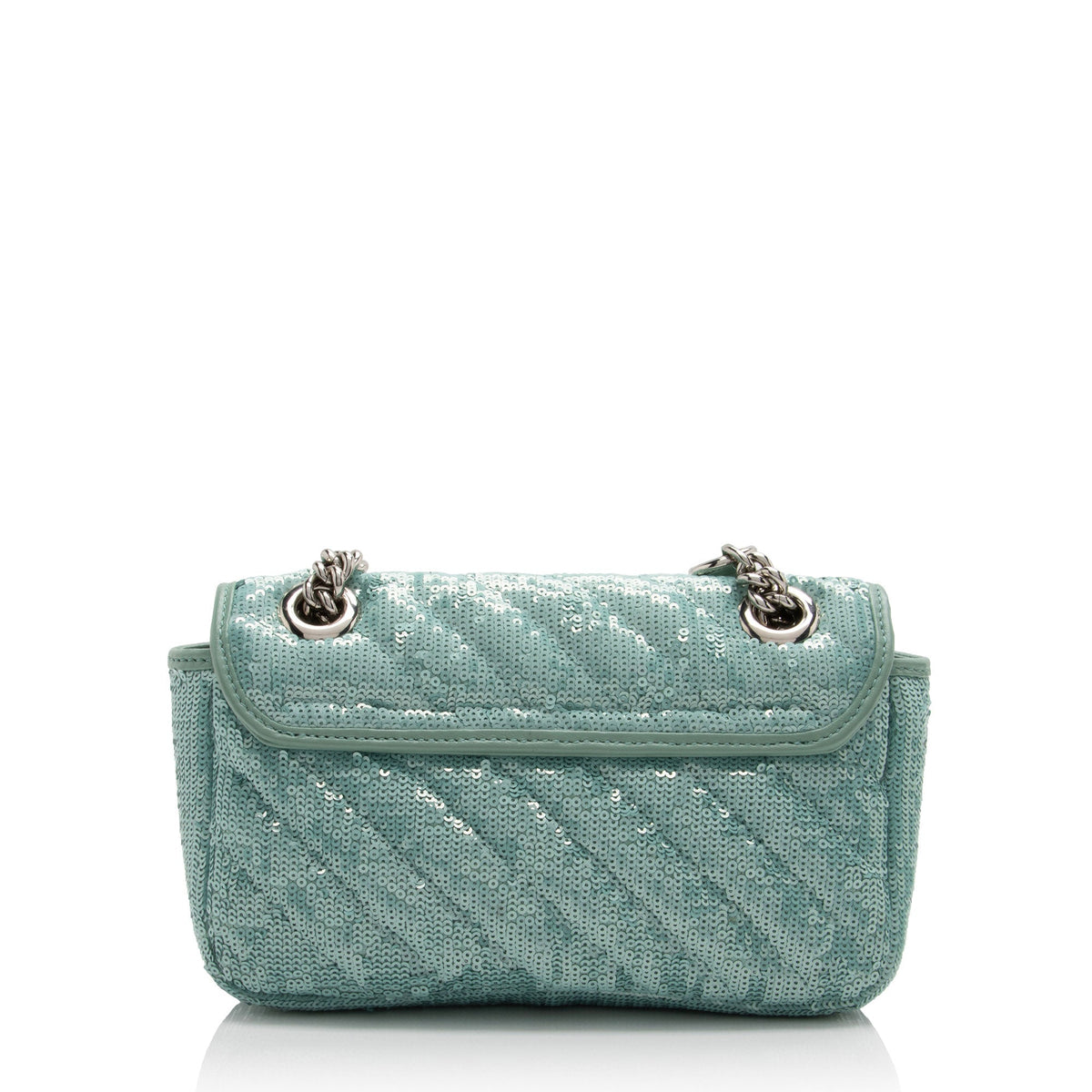 Gucci Matelasse Sequin GG Marmont Mini Flap Bag (SHF-09pAUc)