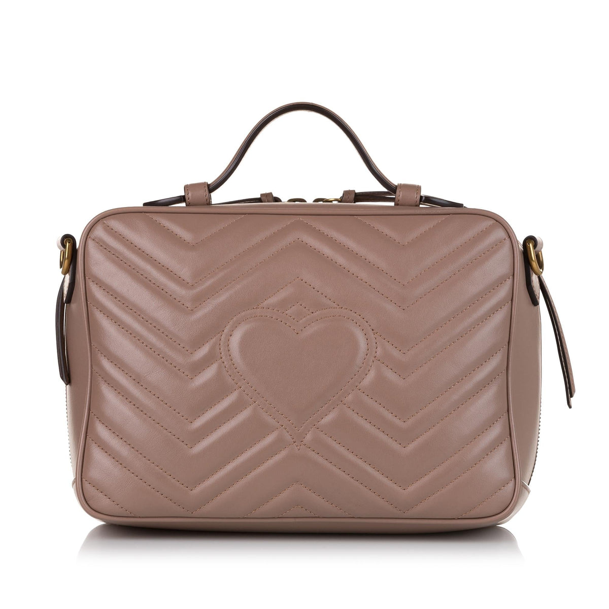 Gucci Matelasse Sylvie Web Small GG Marmont (SHG-35921)