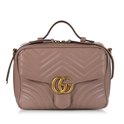 Gucci Matelasse Sylvie Web Small GG Marmont (SHG-35921)