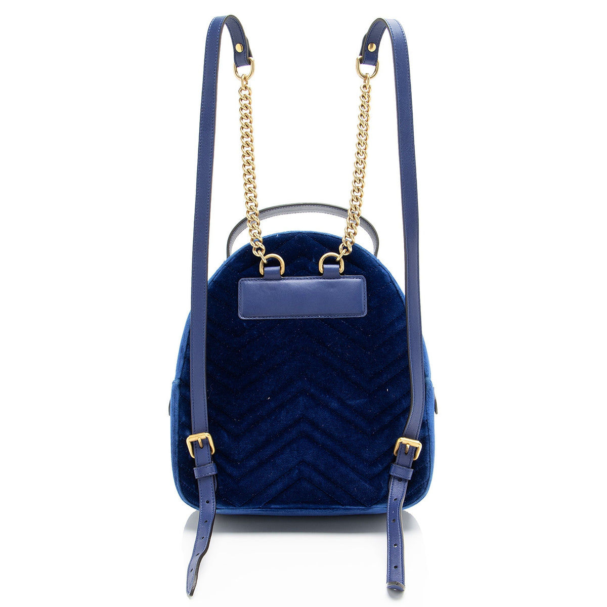 Gucci Matelasse Velvet GG Marmont Backpack