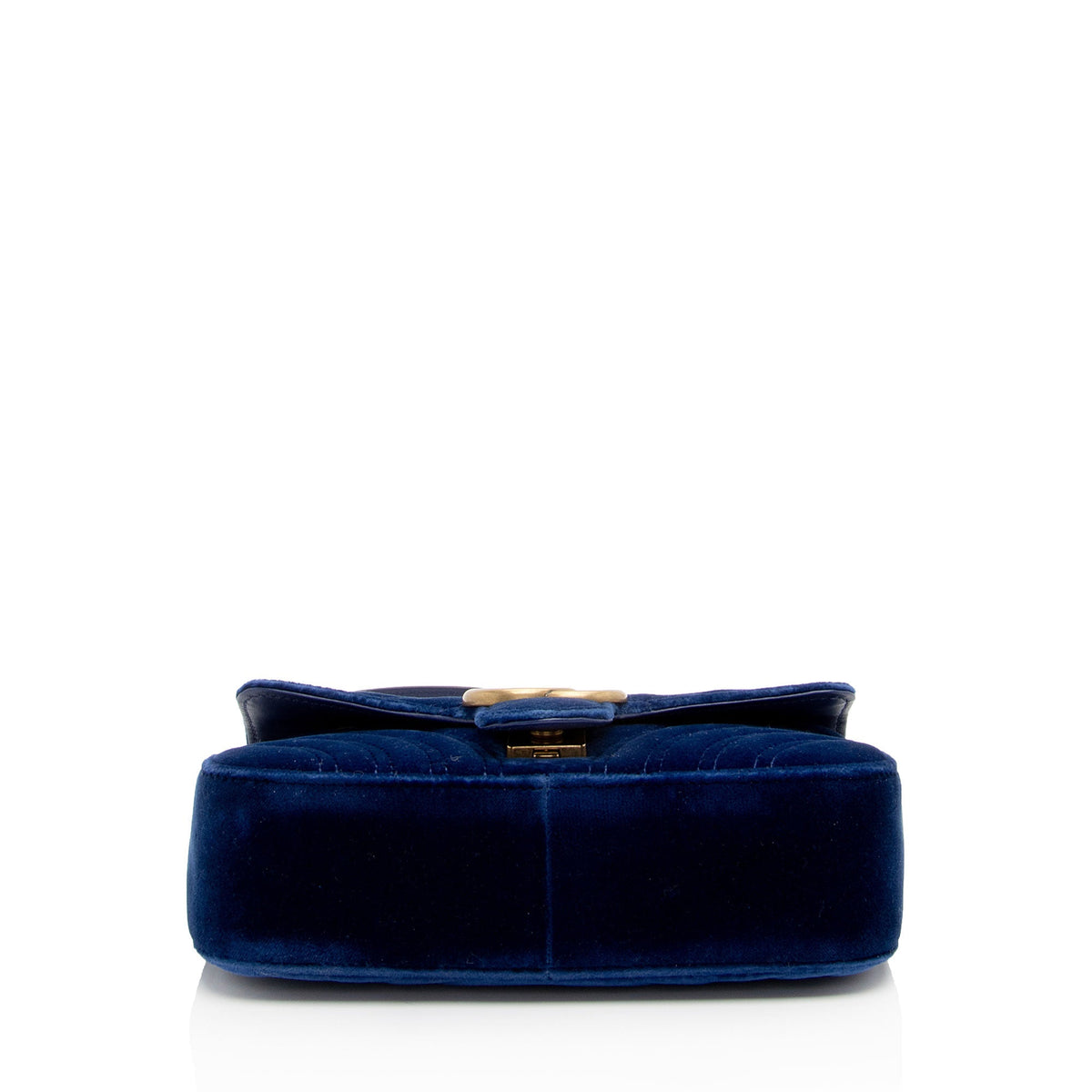 Gucci Matelasse Velvet GG Marmont Mini Flap Bag (SHF-YOfJ5m)