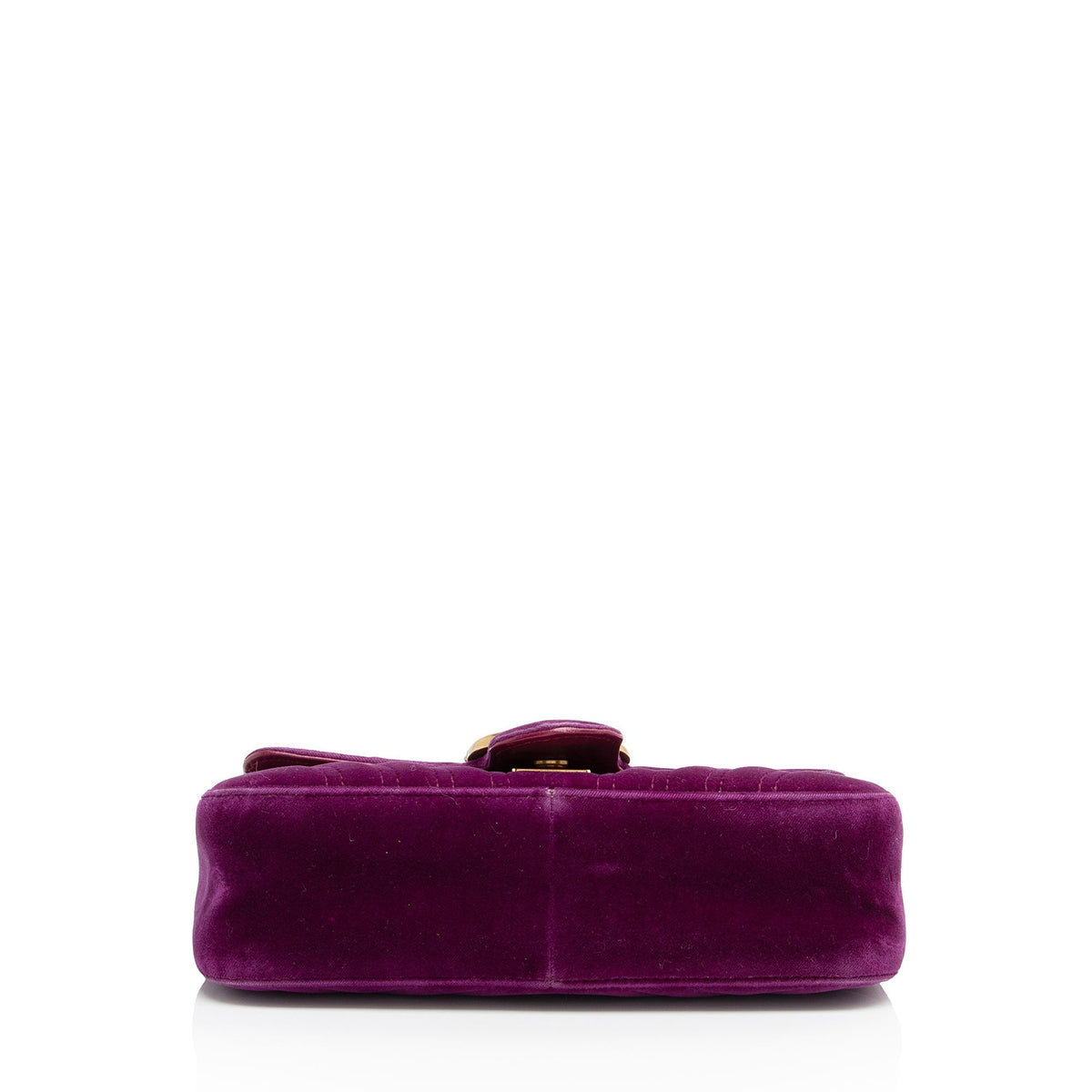 Gucci Matelasse Velvet GG Marmont Mini Flap  Bag (SHF-dH4gBl)