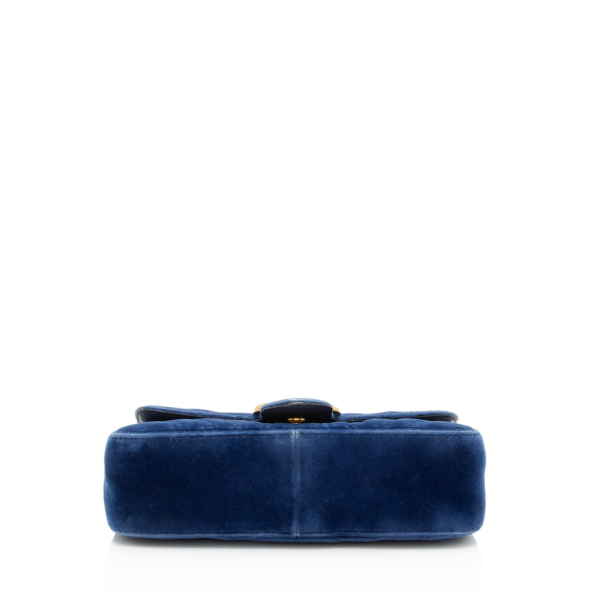Gucci Matelasse Velvet GG Marmont Small Flap Bag