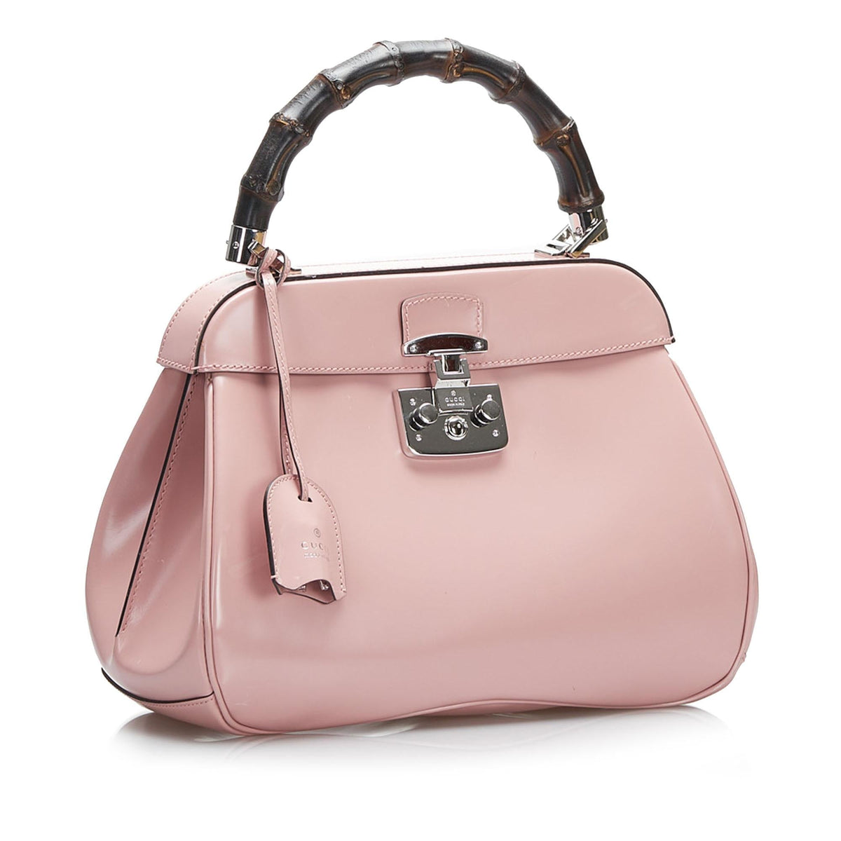 Gucci Medium Bamboo Lady Lock Handbag (SHG-KAXvEp)