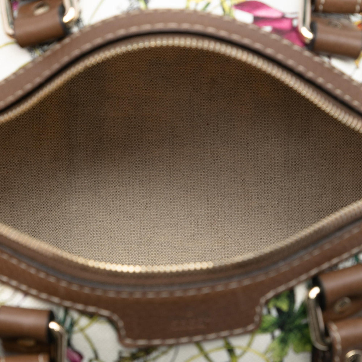 Gucci Medium Canvas Flora Joy Boston Bag