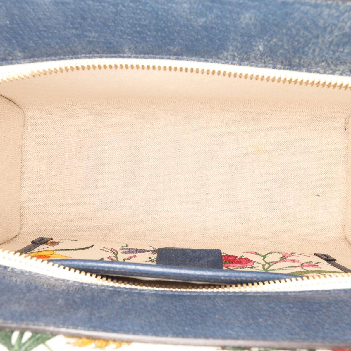 Gucci Medium Canvas Flora Satchel