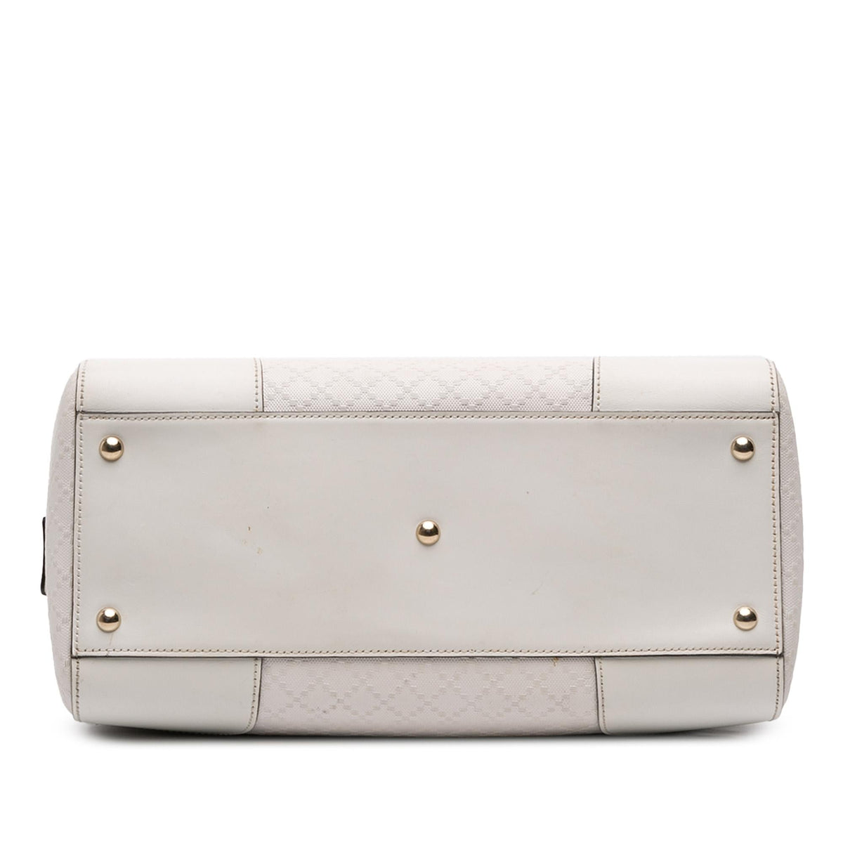 Gucci Medium Diamante Leather Boston Bag