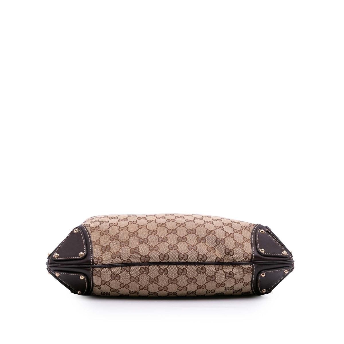 Gucci Medium GG Canvas Bamboo Indy Hobo