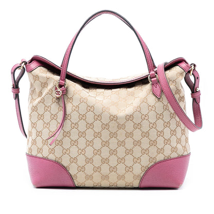 Gucci Medium GG Canvas Bree Satchel