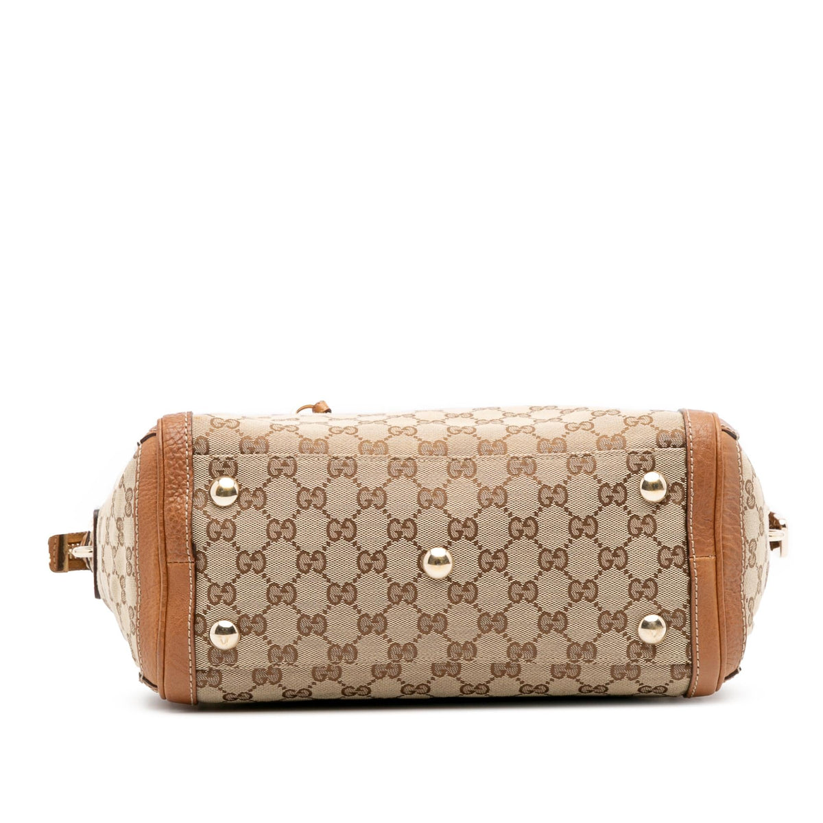 Gucci Medium GG Canvas Charm Satchel