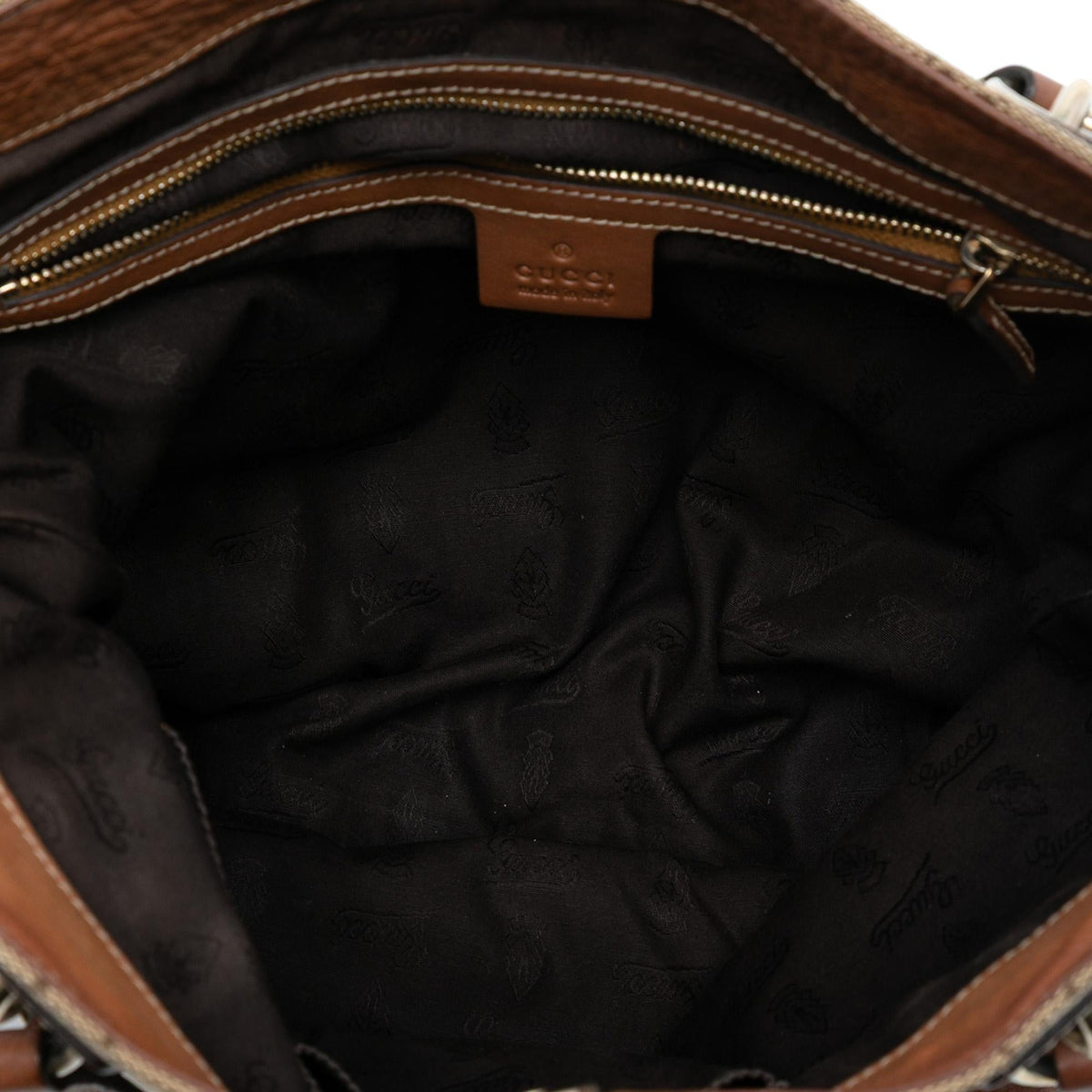 Gucci Medium GG Canvas GG Charm Tote