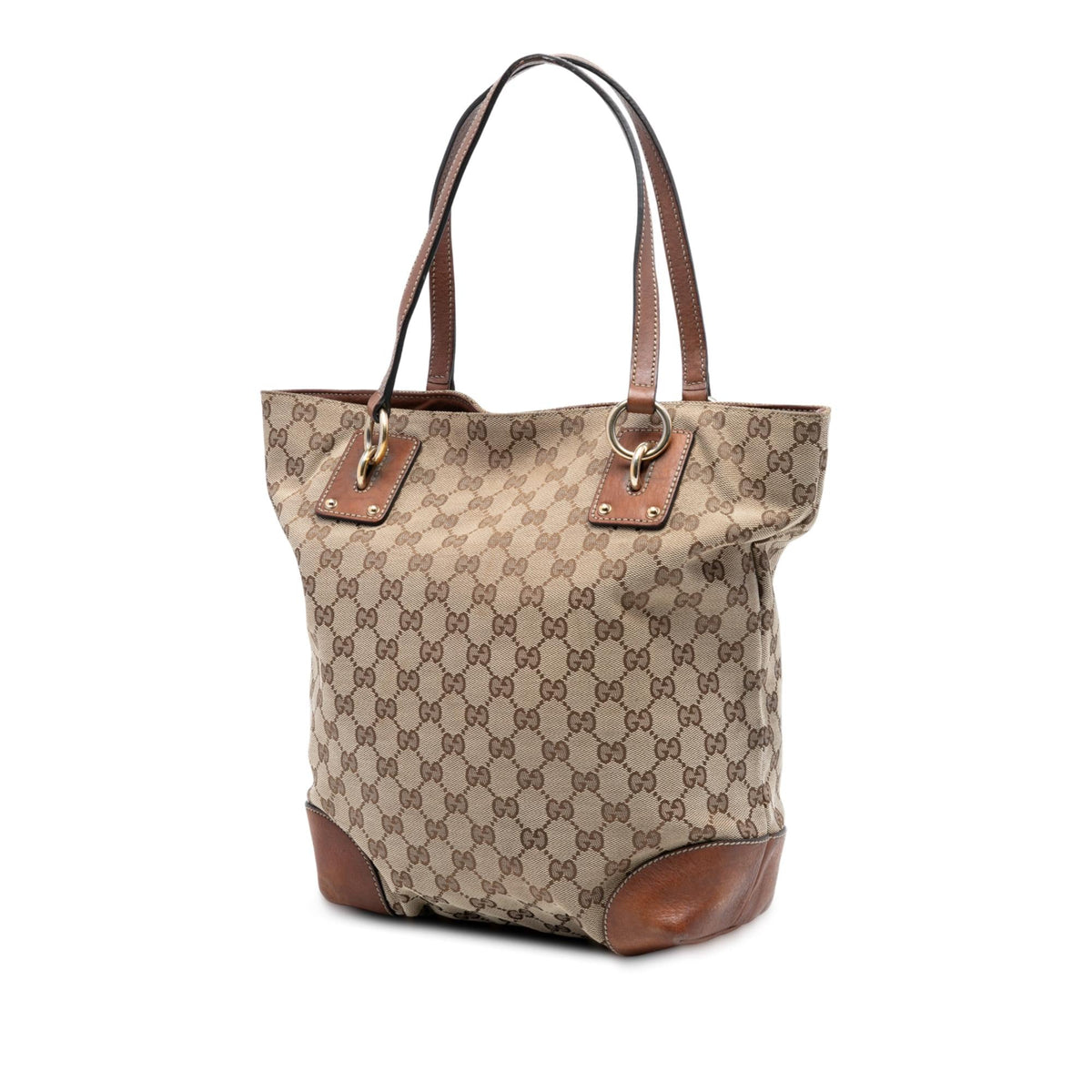 Gucci Medium GG Canvas GG Charm Tote