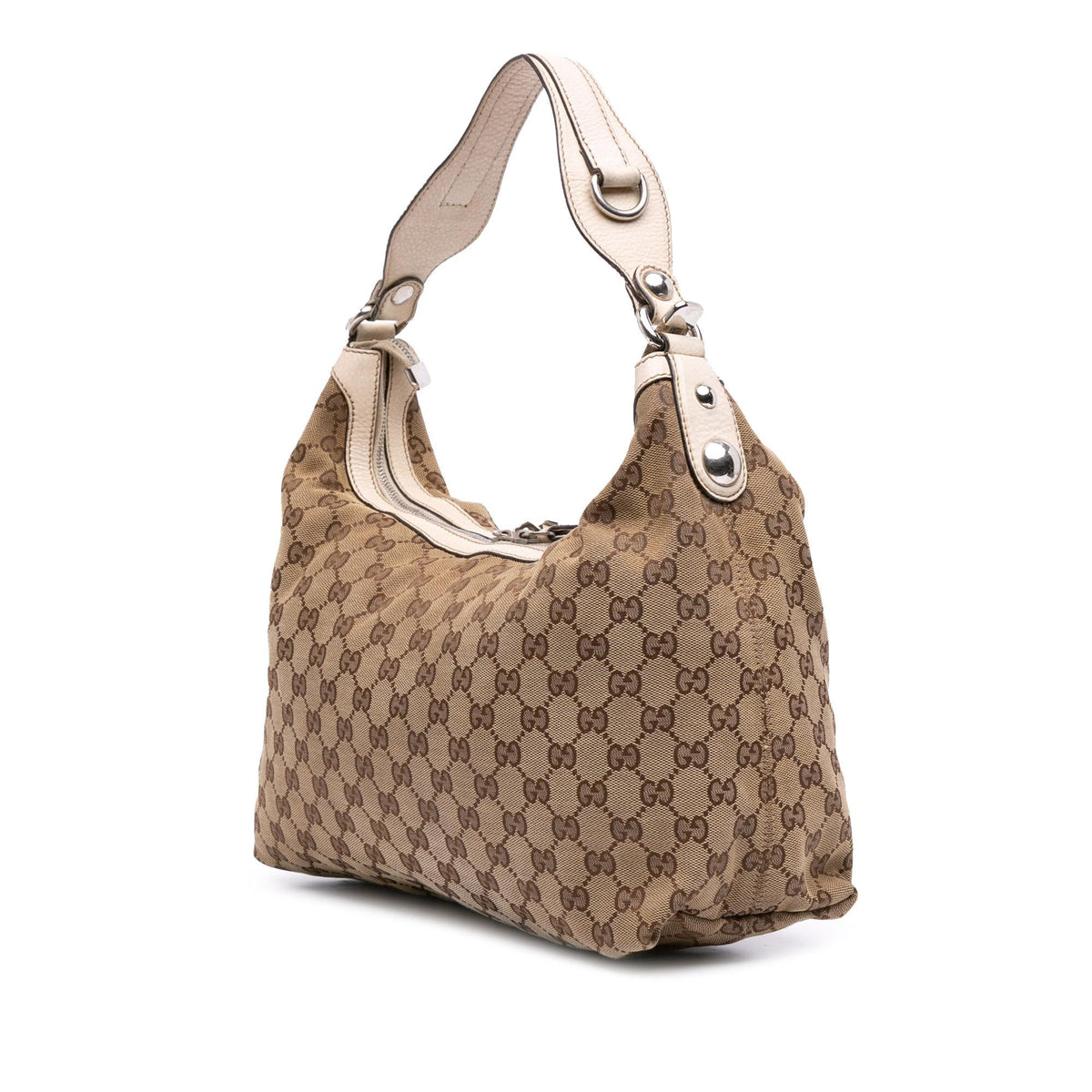 Gucci Medium GG Canvas Icon Bit Satchel