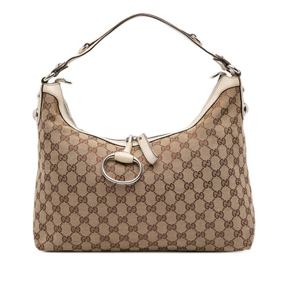 Gucci Medium GG Canvas Icon Bit Satchel