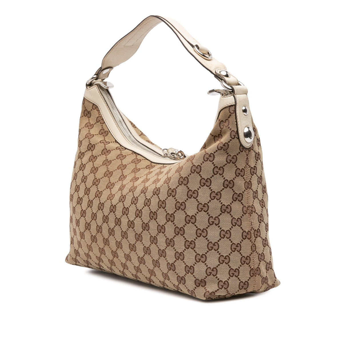 Gucci Medium GG Canvas Icon Bit Satchel