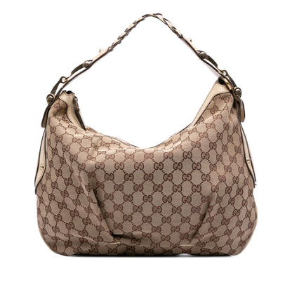Gucci Medium GG Canvas Pelham Hobo