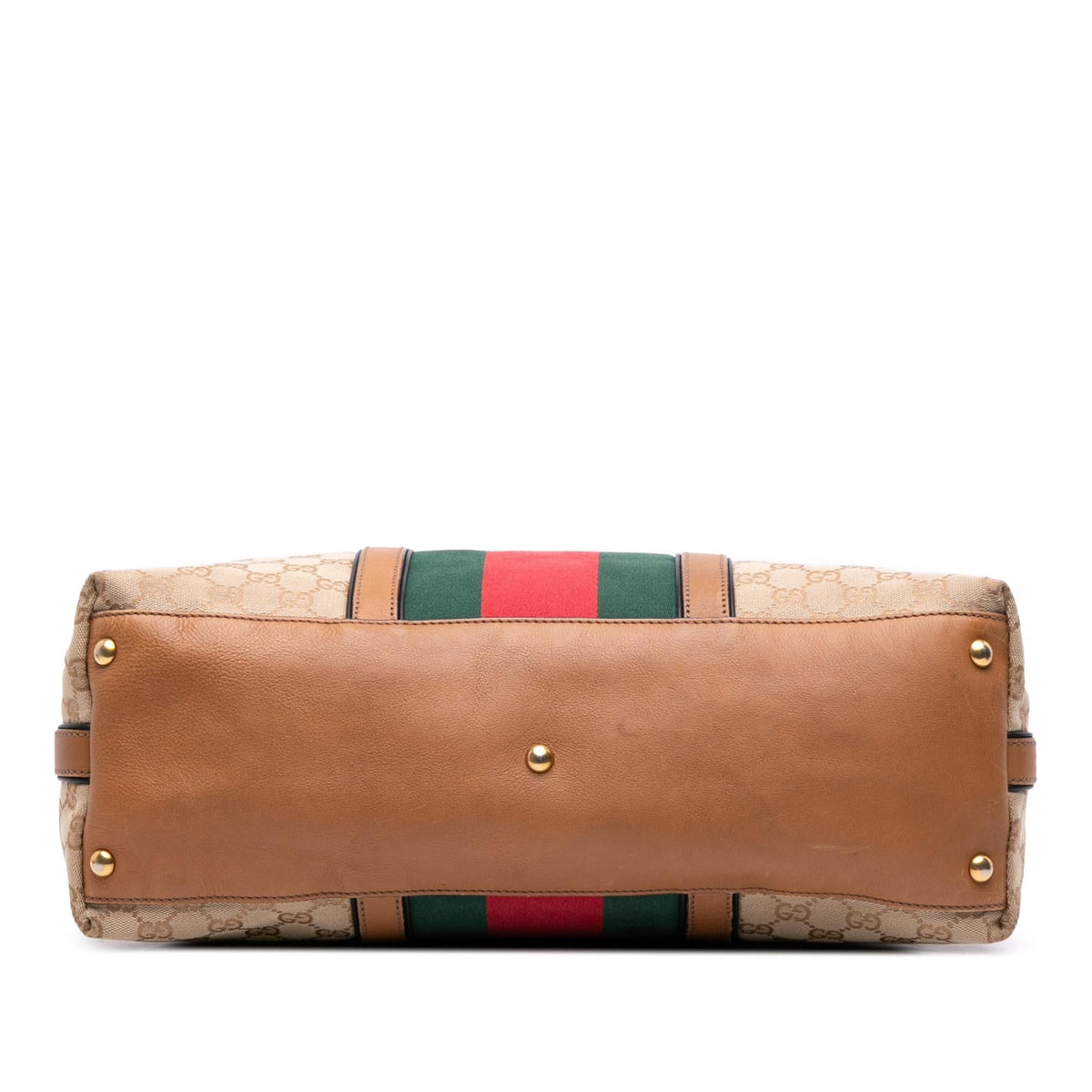 Gucci Medium GG Canvas Rania Top Handle Bag