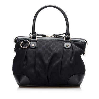 Gucci Medium GG Canvas Sukey Satchel (SHG-jijx71)