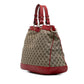 Gucci Medium GG Canvas Valentine Top Handle Bag