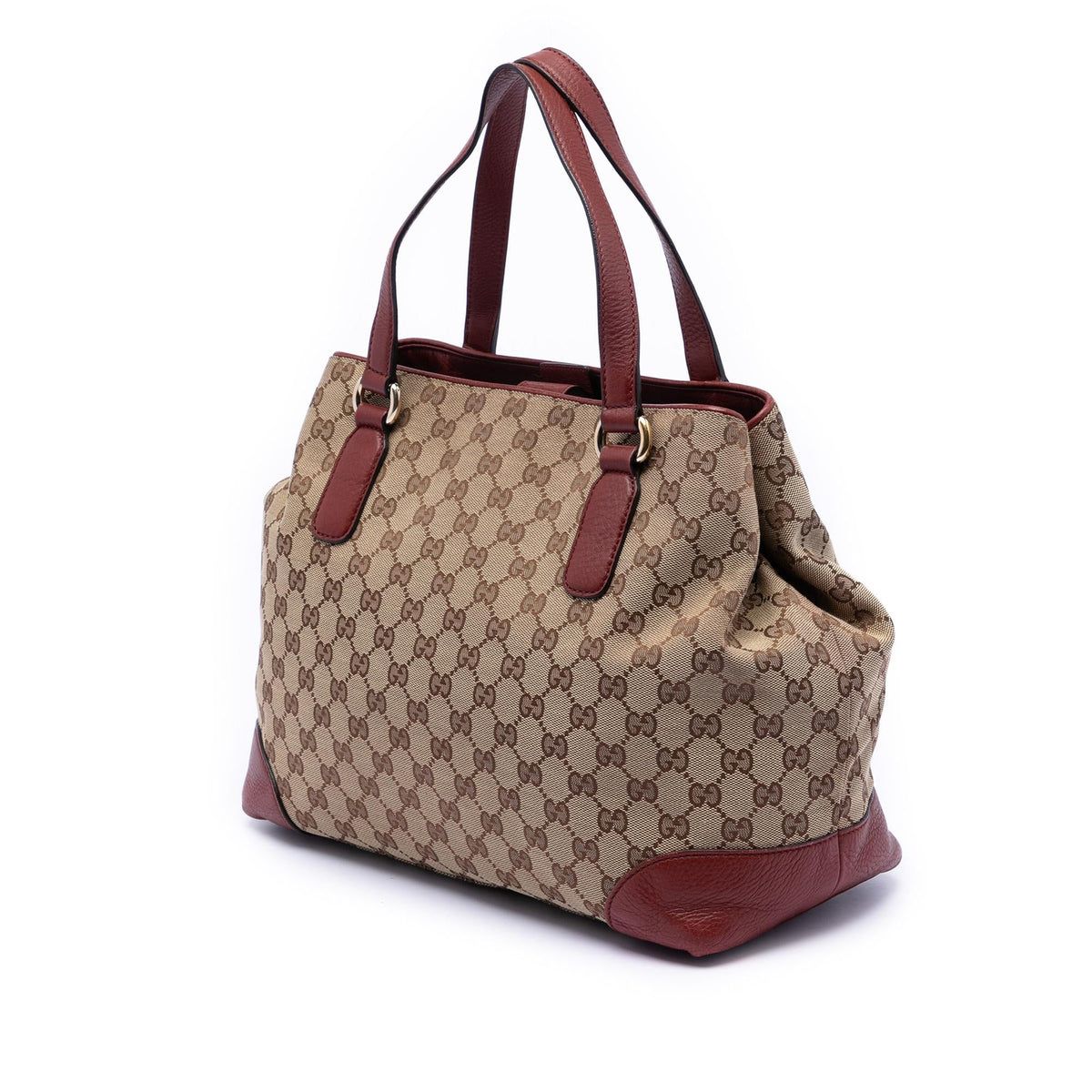 Gucci Medium GG Canvas Web Dressage Tote