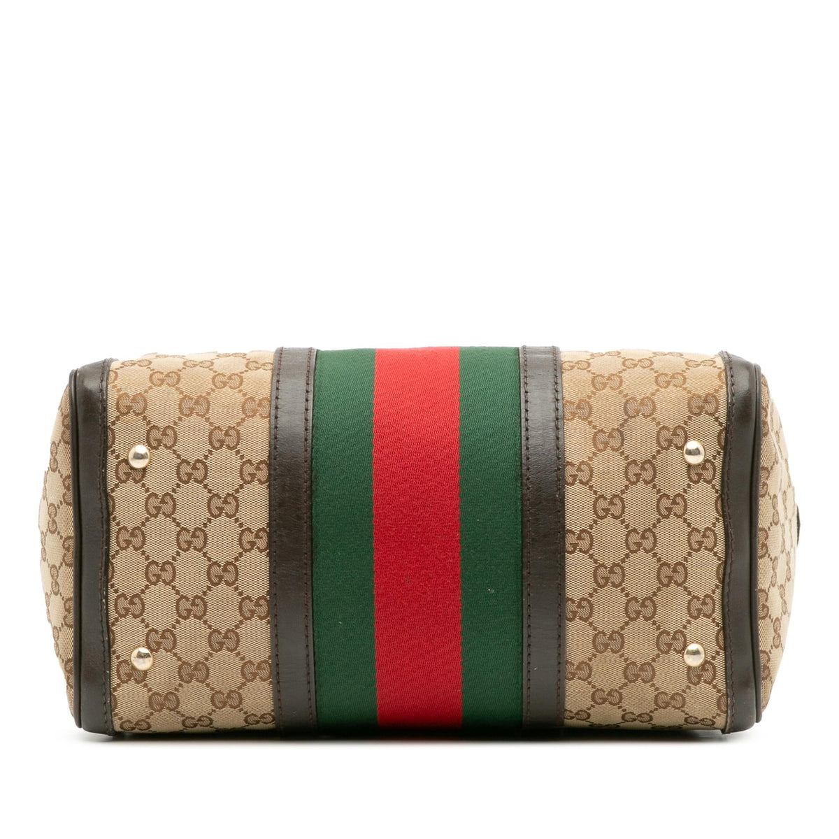 Gucci Medium GG Canvas Web Joy Boston Bag