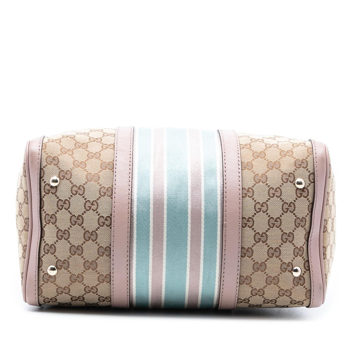 Gucci Medium GG Canvas Web Joy Boston Bag