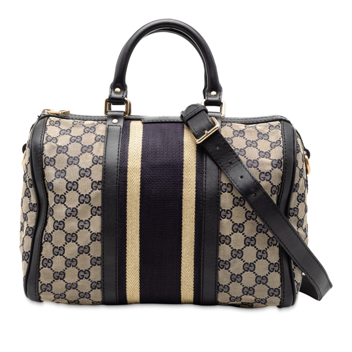 Gucci Medium GG Canvas Web Joy Boston Bag
