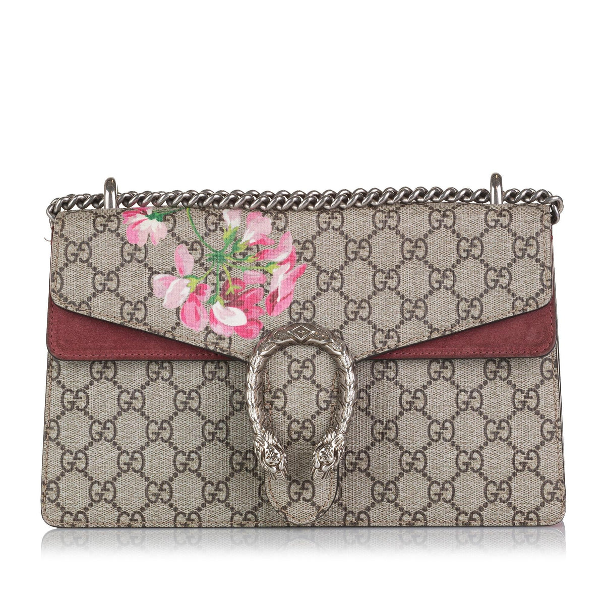 Gucci Medium GG Supreme Blooms Dionysus (SHG-g03XFv)