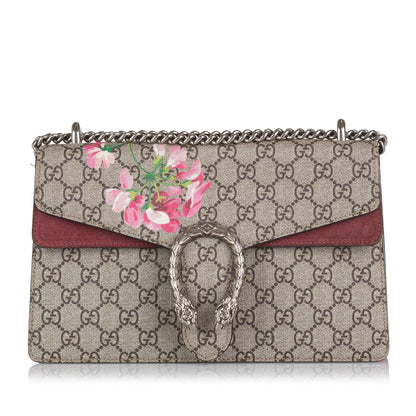 Gucci Medium GG Supreme Blooms Dionysus (SHG-g03XFv)