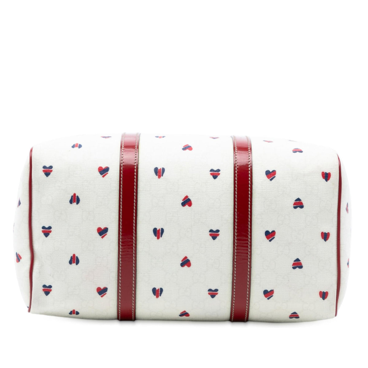 Gucci Medium GG Supreme Hearts Joy Boston Bag