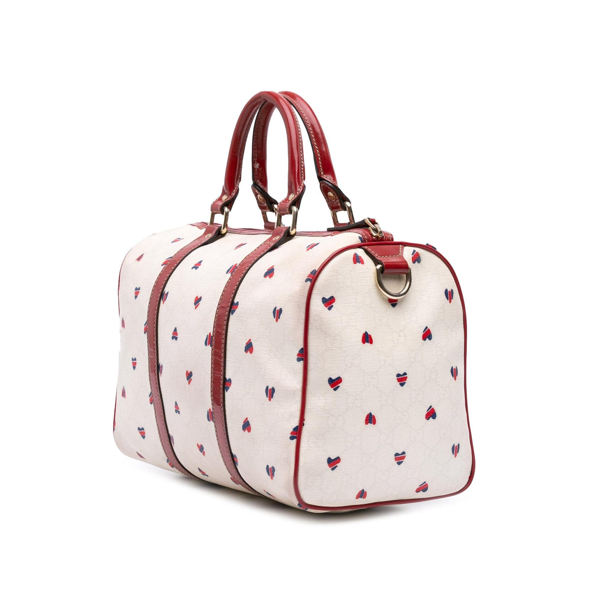 Gucci Medium GG Supreme Hearts Joy Boston