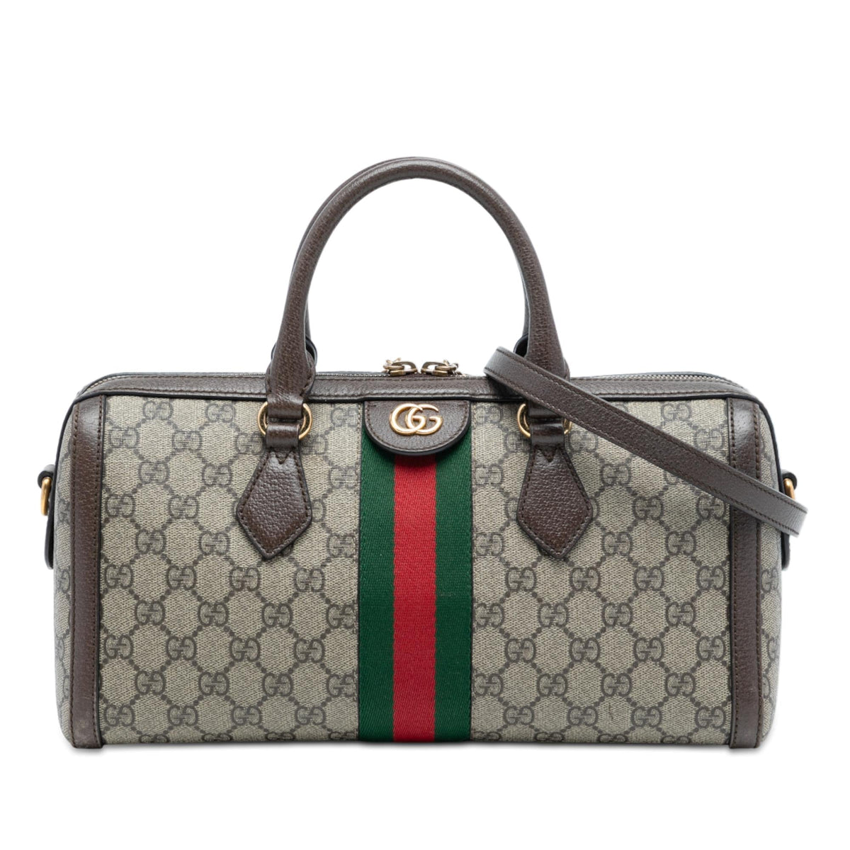 Gucci Medium GG Supreme Ophidia Top Handle Bag