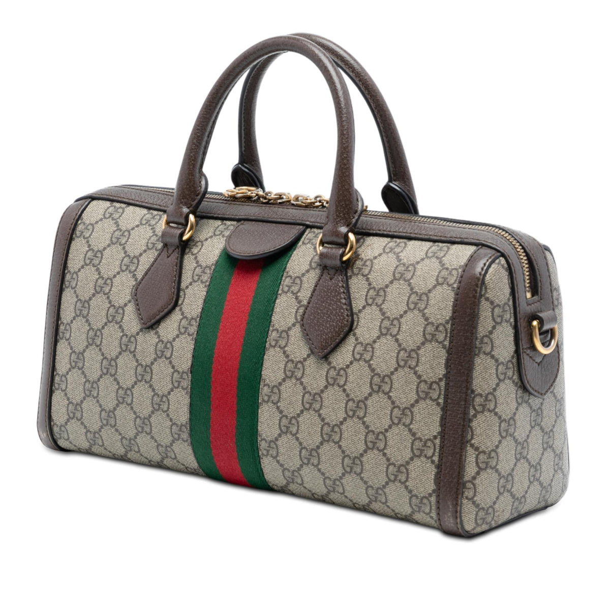 Gucci Medium GG Supreme Ophidia Top Handle Bag