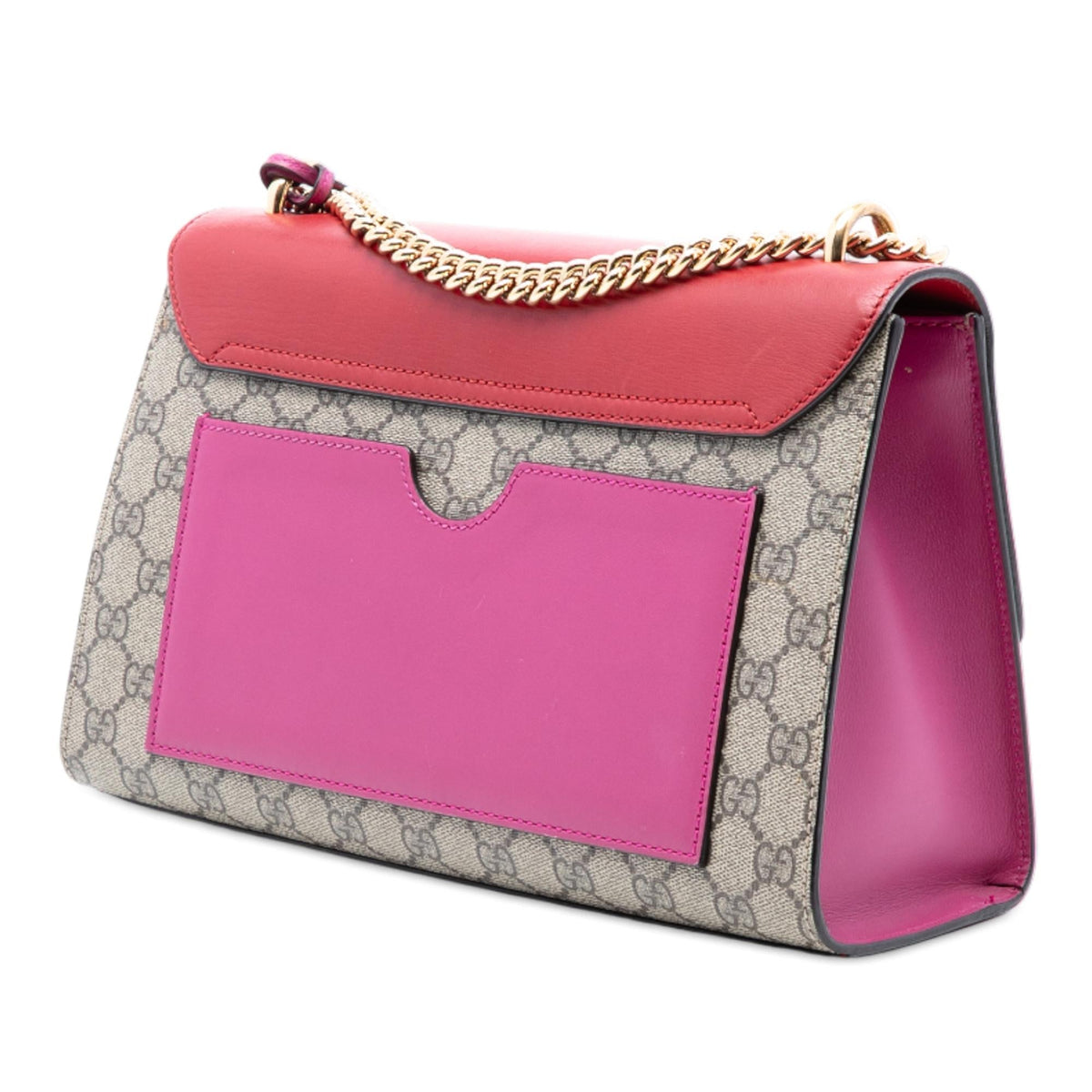 Gucci Medium GG Supreme Padlock Shoulder Bag