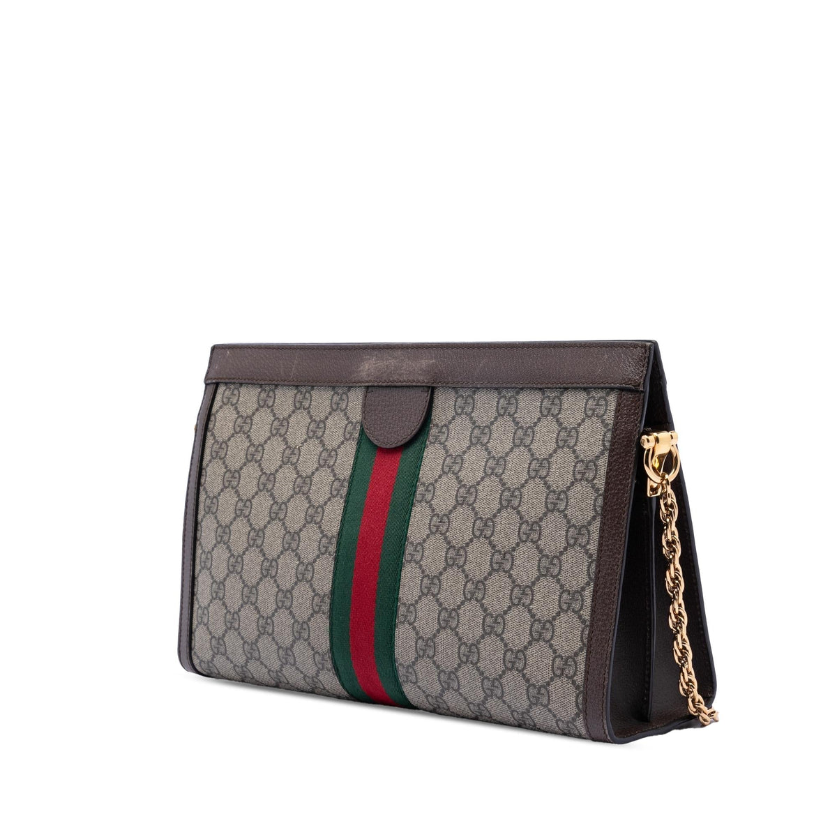 Gucci Medium GG Supreme Web Ophidia Chain Shoulder Bag