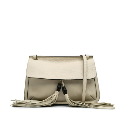 Gucci Medium Leather Bamboo Daily Crossbody