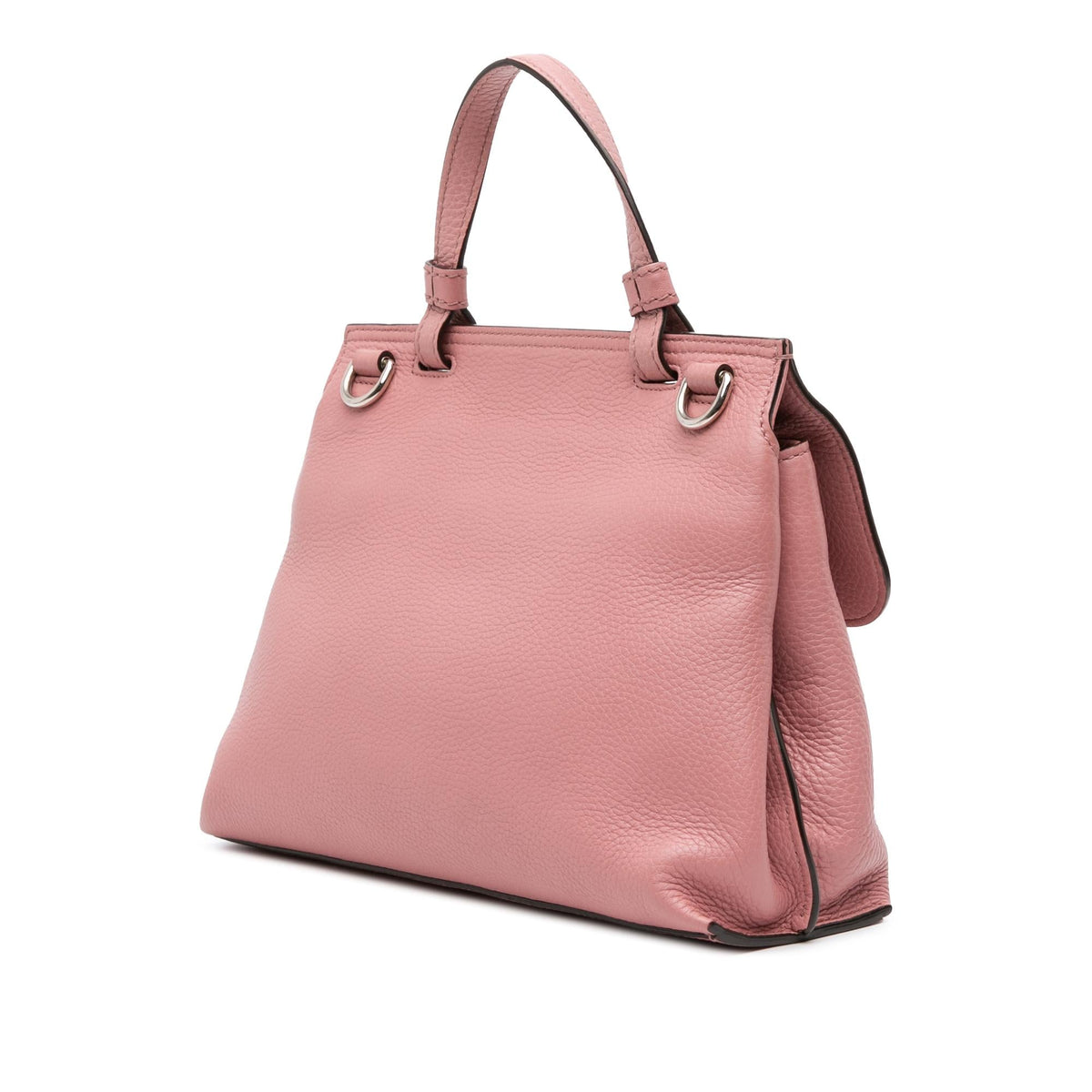 Gucci Medium Leather Bamboo Daily Satchel
