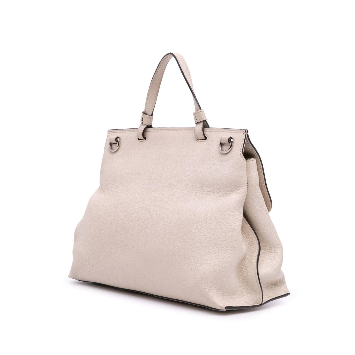Gucci Medium Leather Bamboo Daily Satchel