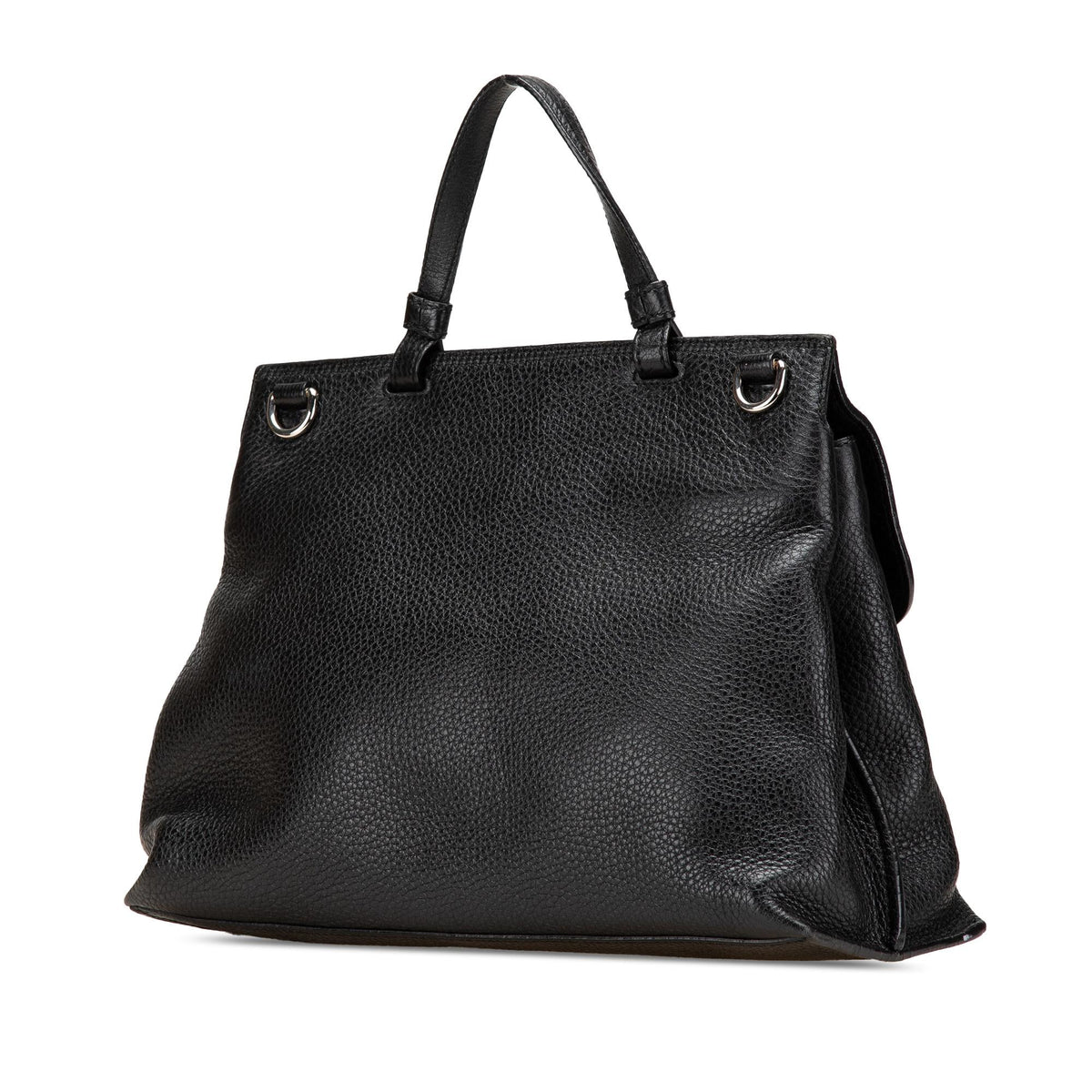 Gucci Medium Leather Bamboo Daily Satchel