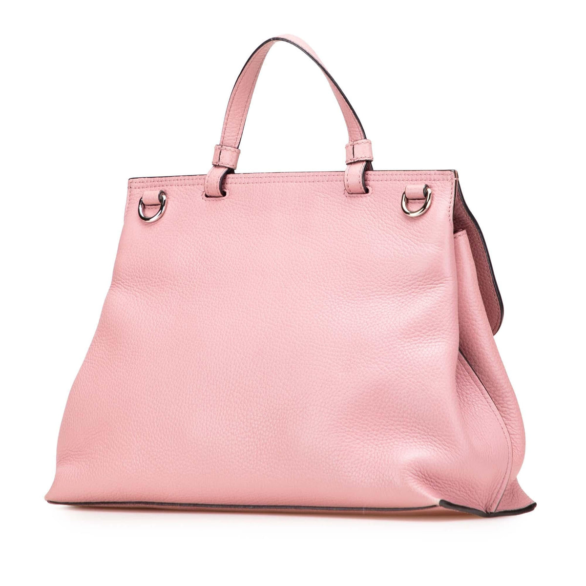Gucci Medium Leather Bamboo Daily Satchel