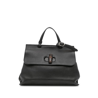 Gucci Medium Leather Bamboo Daily Top Handle