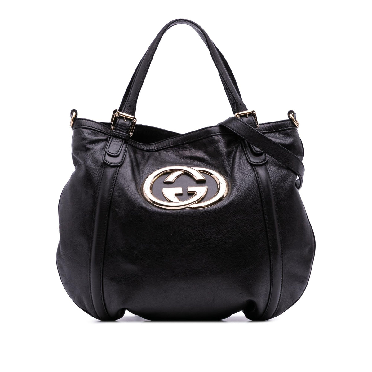 Gucci Medium Leather Britt Satchel